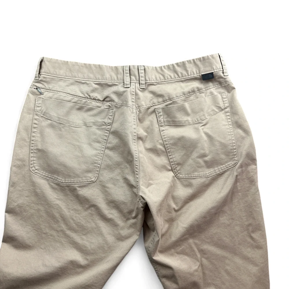 North Face Pants Mens 36x29 Brown Stretch Khaki Outdoor Hiking Cotton Blend